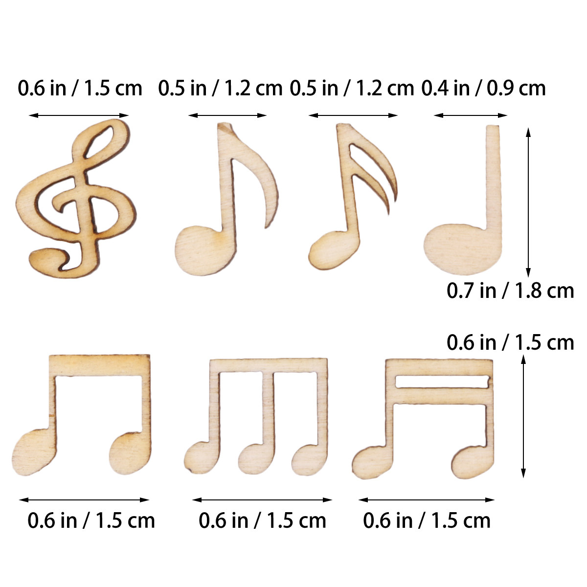 100 pièces de notes de musique - Christmas Craft Embellishment avis et prix