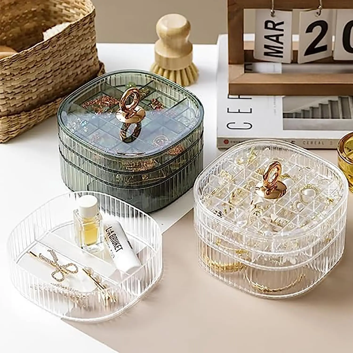 Boîte à bijoux, organiseur de  - Craft Embellishment Storage avis et prix