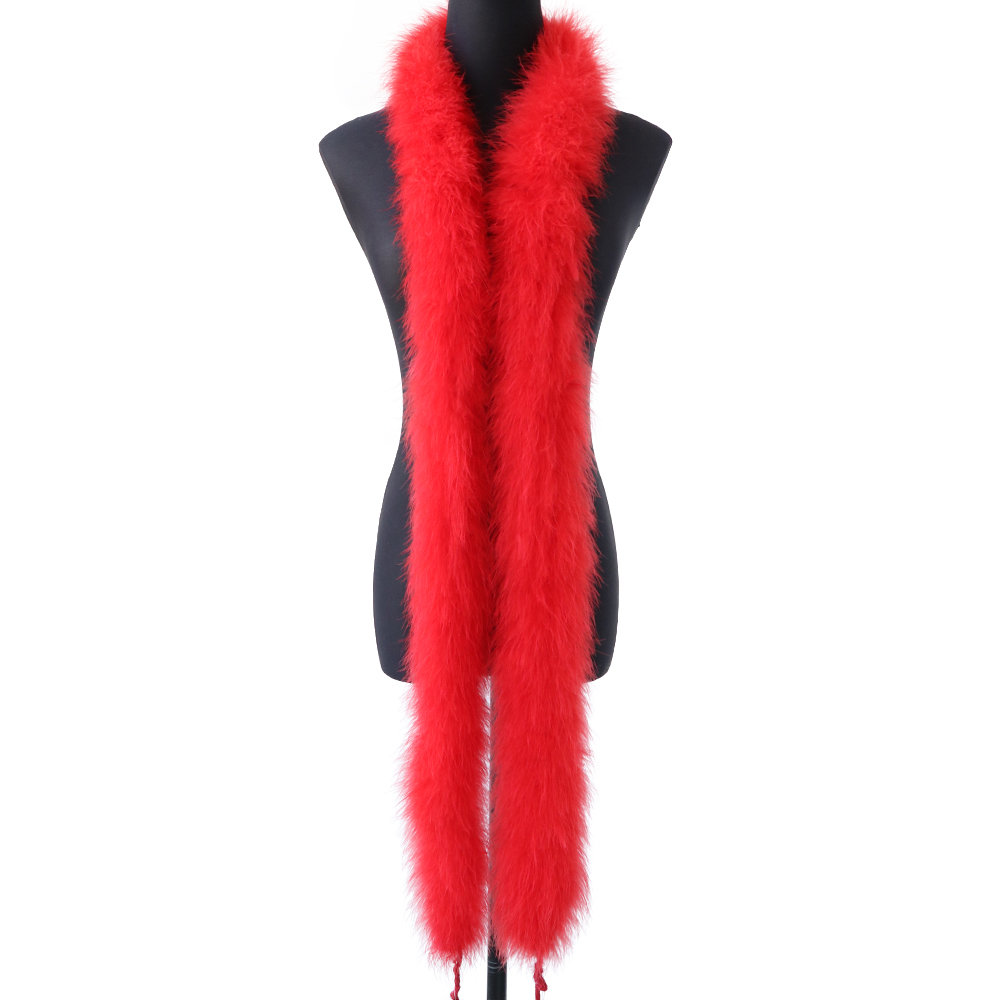 Boa en plumes de marabout roug - Feather Trim Marabou avis et prix