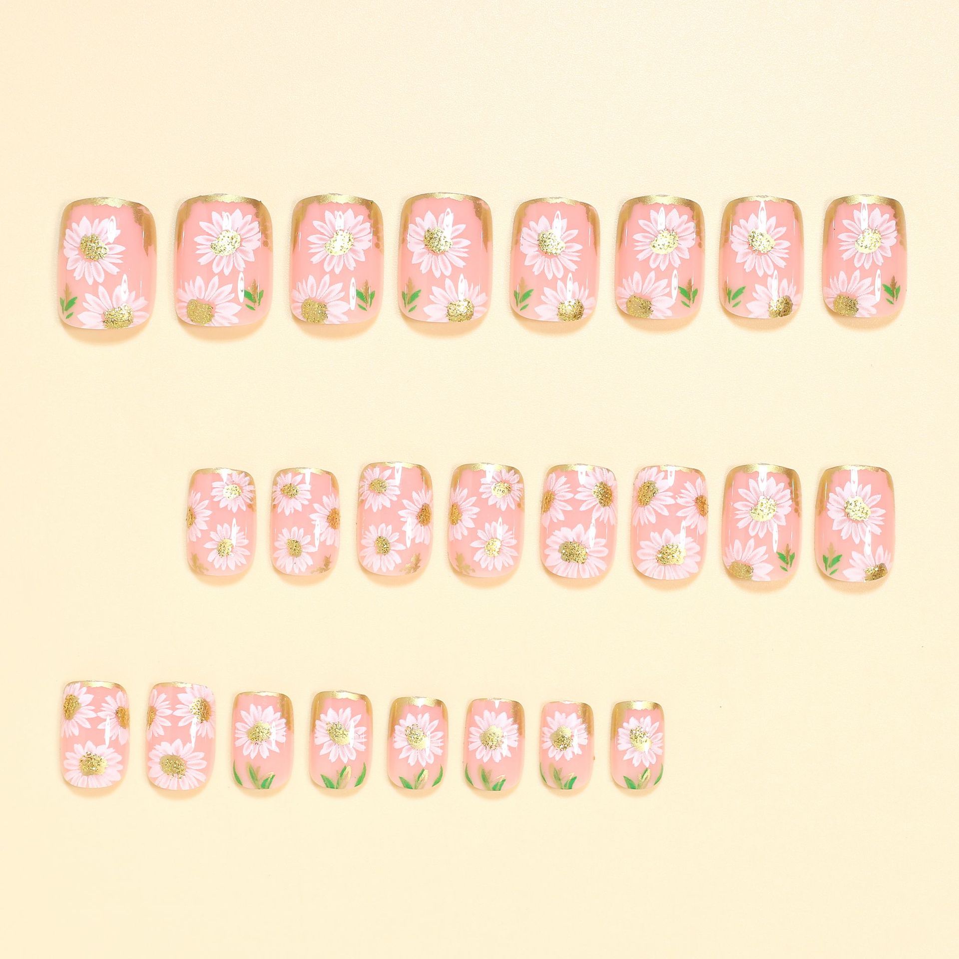 Faux ongles carrés courts, fle - Embroidery Embellishments avis et prix