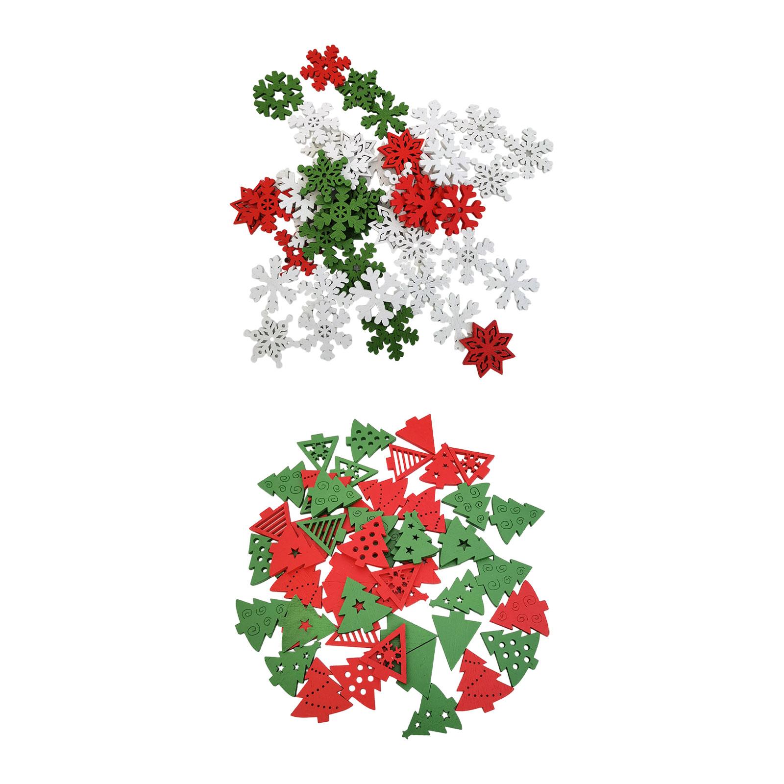 50 Pièces d'Ornements de Noël  - Christmas Craft Embellishment avis et prix
