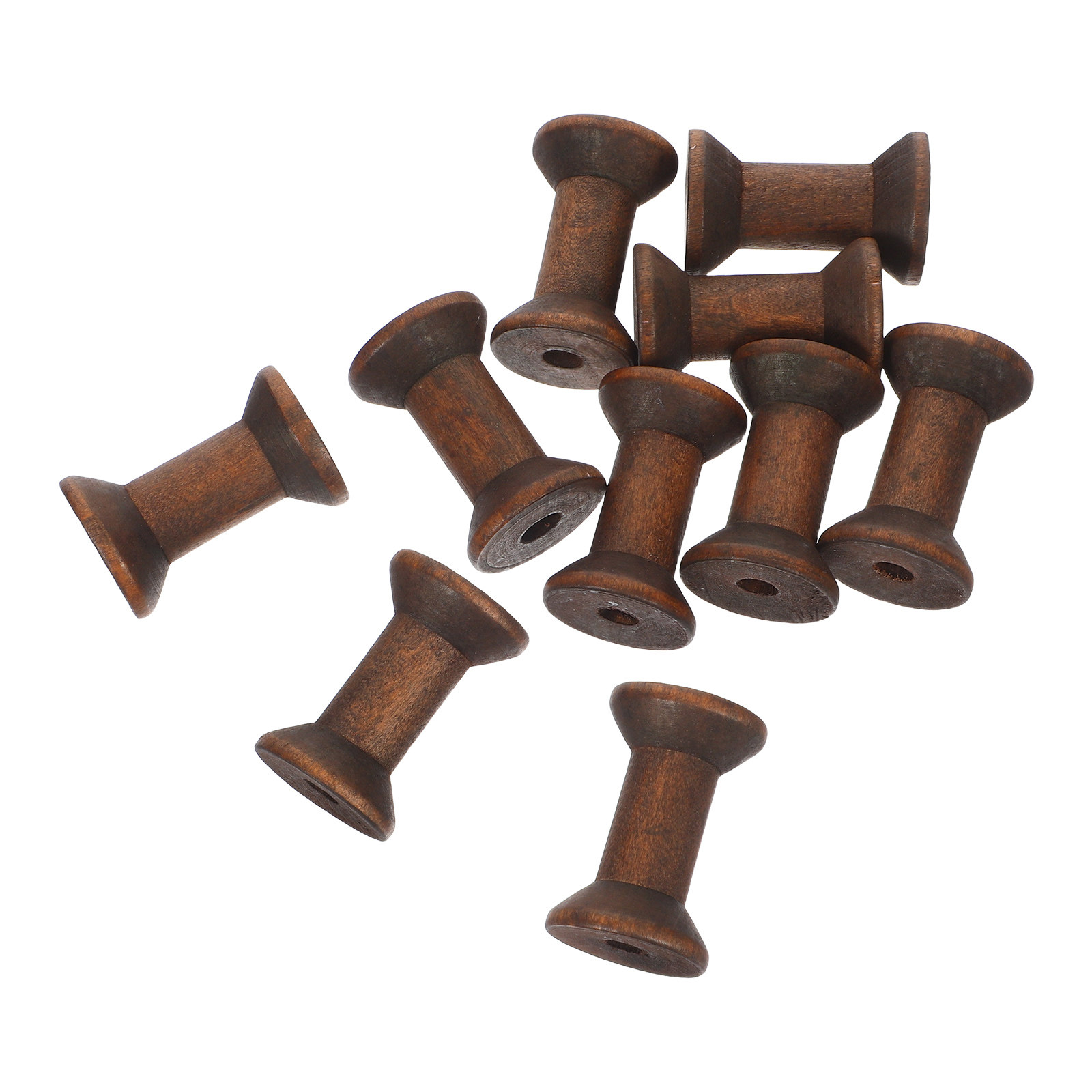 10 bobines en bois naturel vin - Organza Ribbon Spool avis et prix