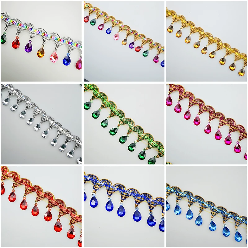 Bordure en dentelle à franges  - Tassel Fringe Trim avis et prix