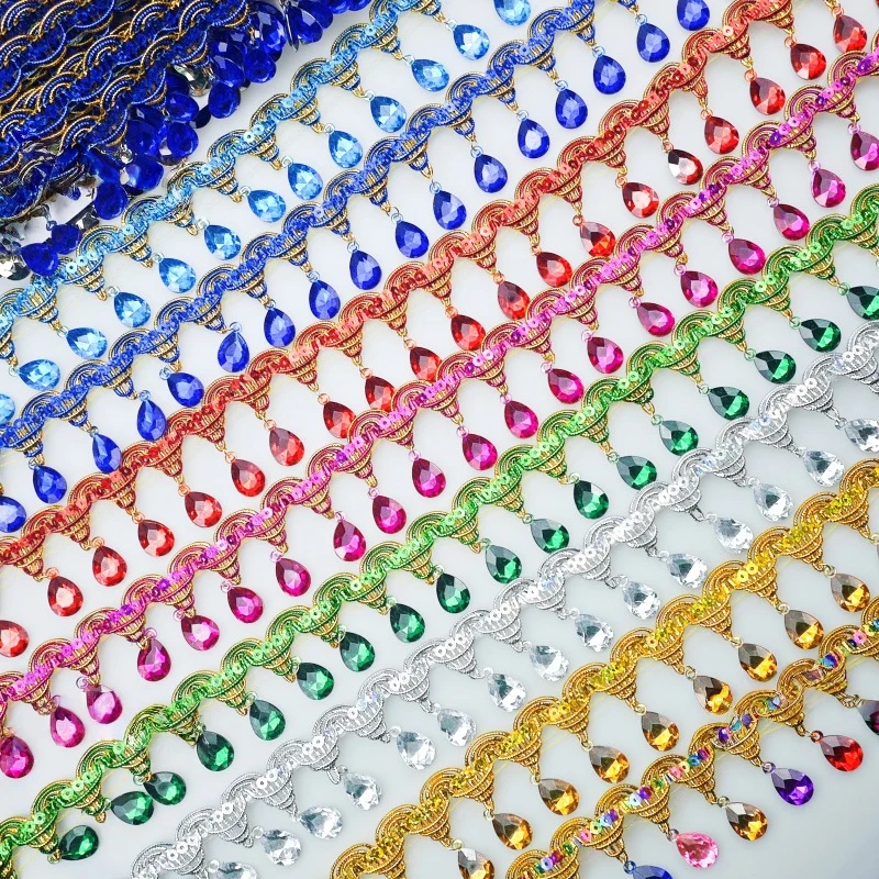 Bordure en dentelle à franges  - Tassel Fringe Trim avis et prix