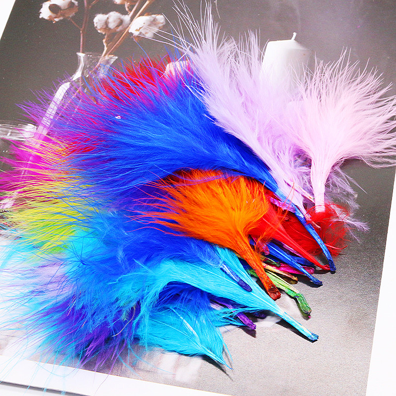 Plume de dinde naturelle moell - Feather Trim Marabou avis et prix