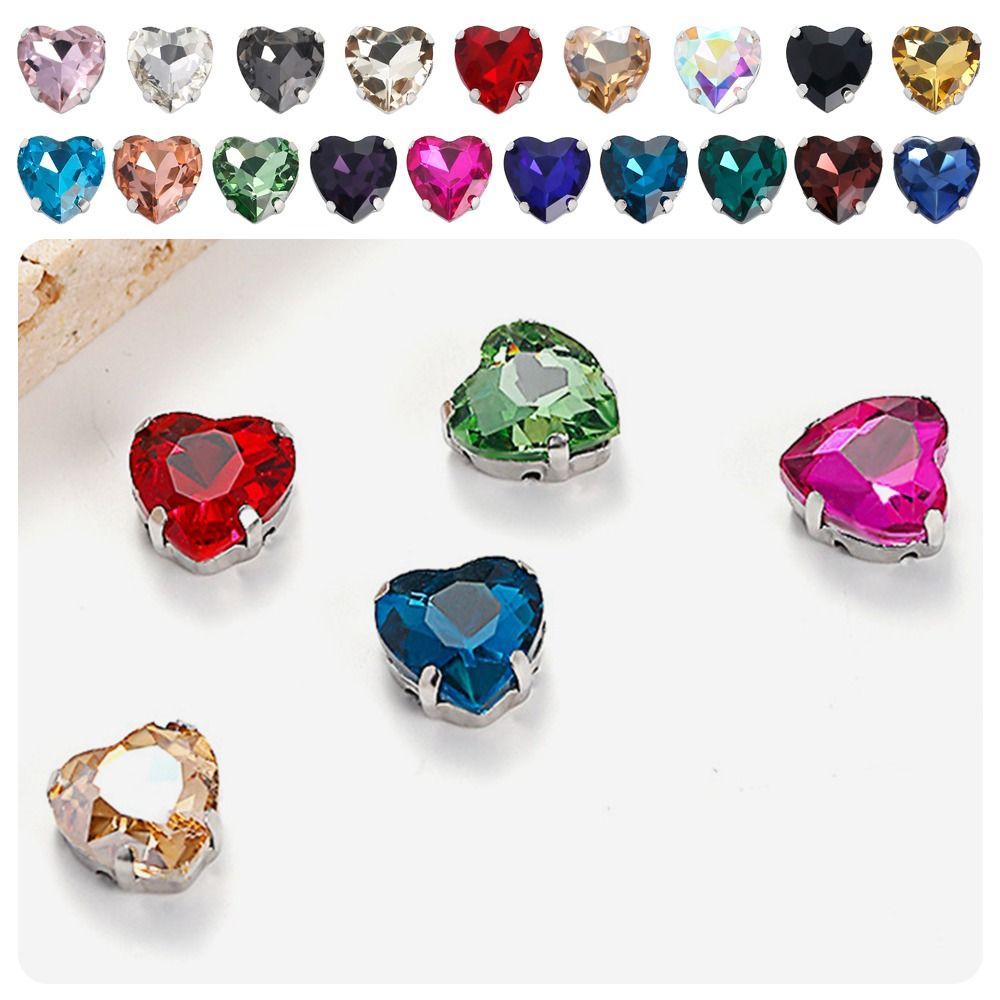 Lot de 50 strass en forme de c - Sew On Rhinestone avis et prix