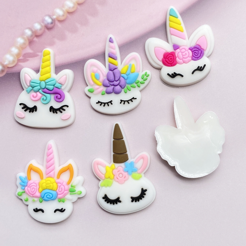 Mini tête de licorne en PVC, 1 - Embellishment Glue Craft avis et prix